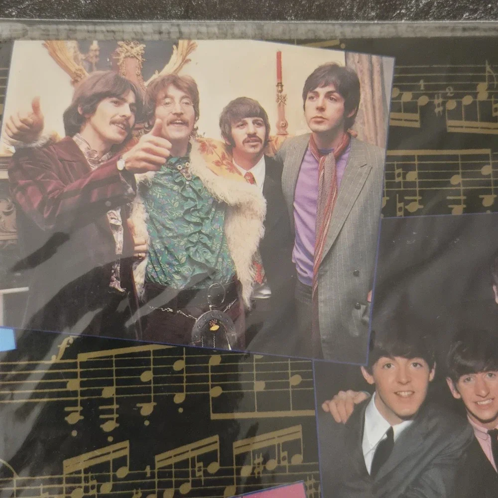 Vintage 1994 The Beatles Gift Wrap Sealed 2 Sheets 20x30